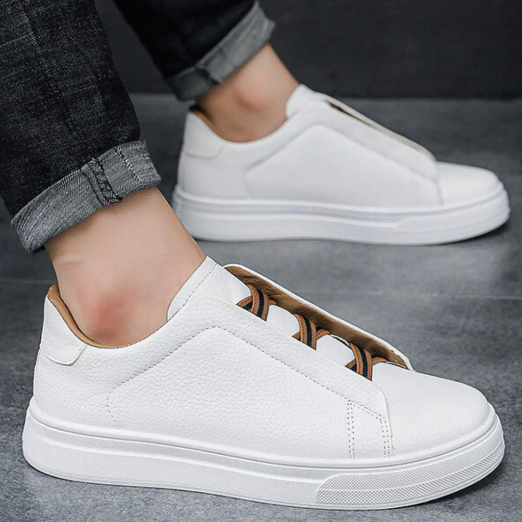 Foley Leather Court Trainer