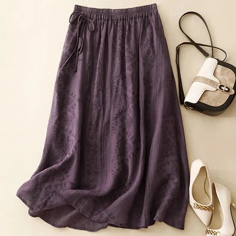 MARGAUX FLORAL MIDI SKIRT