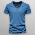 NORI V-NECK COTTON T-SHIRT